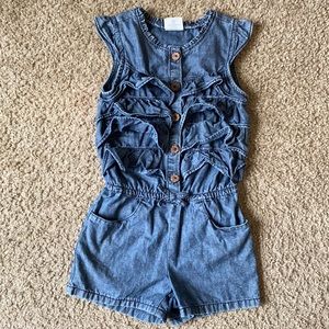 Crazy 8 Jean Jumpsuit size 6